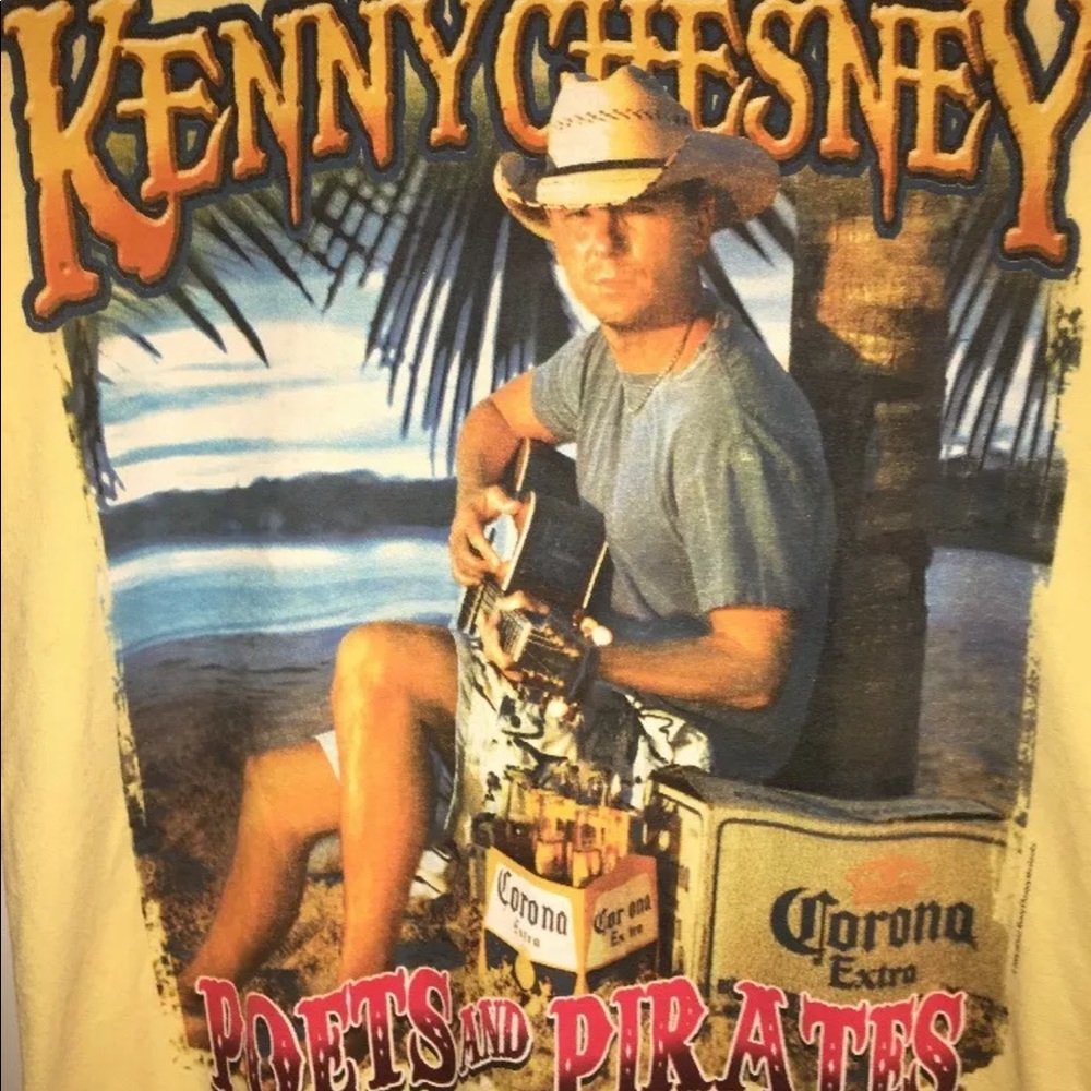 Kenny Chesney 2008 Pirates and Poets Tour T-Shirt